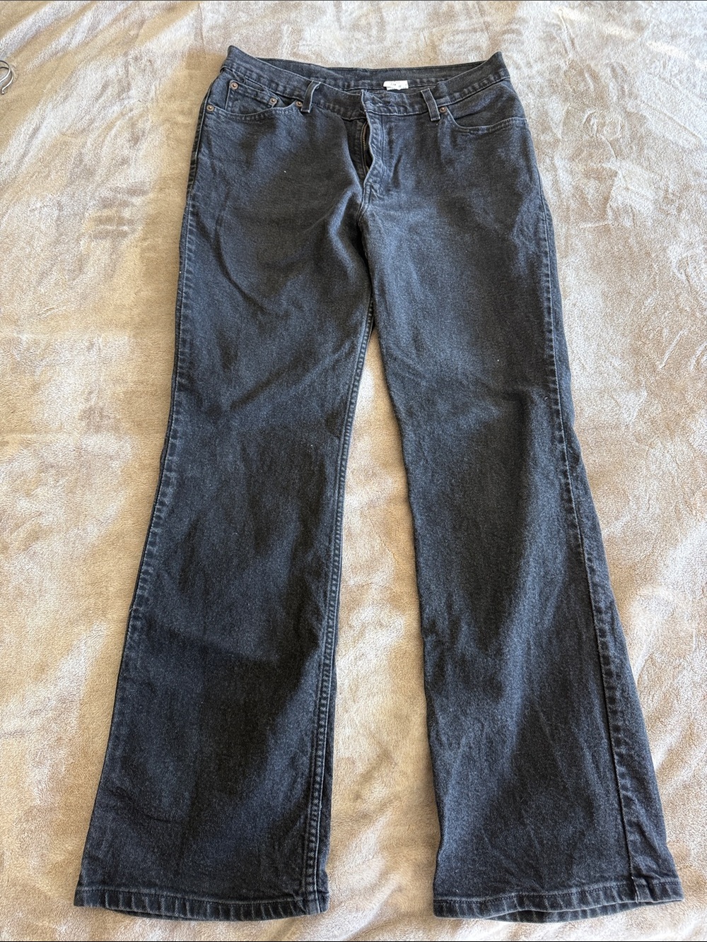 Levi's Black Bootcut 517 Jeans 13 x 30